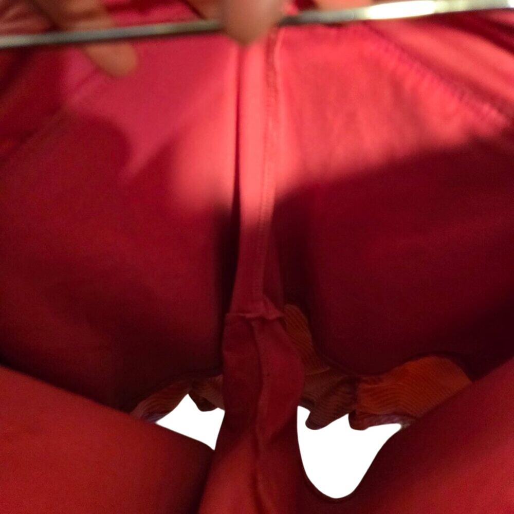 SOYBU XS Feminine Pink Striped Ruched Skort [0352] - Picture 4 of 8